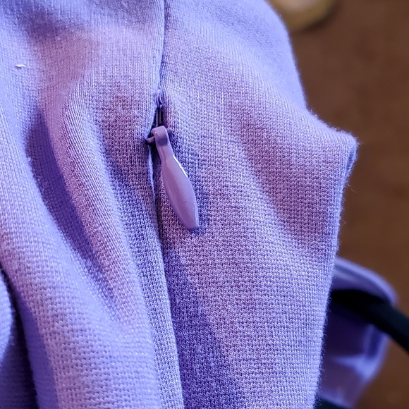 Talbots Sheath v-neck dress purple Size small 4p - Picture 11 of 12